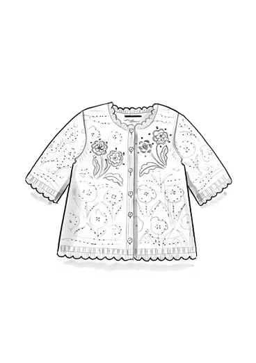 Gilet "Shadow" en laine d'agneau mélangée - hortensia