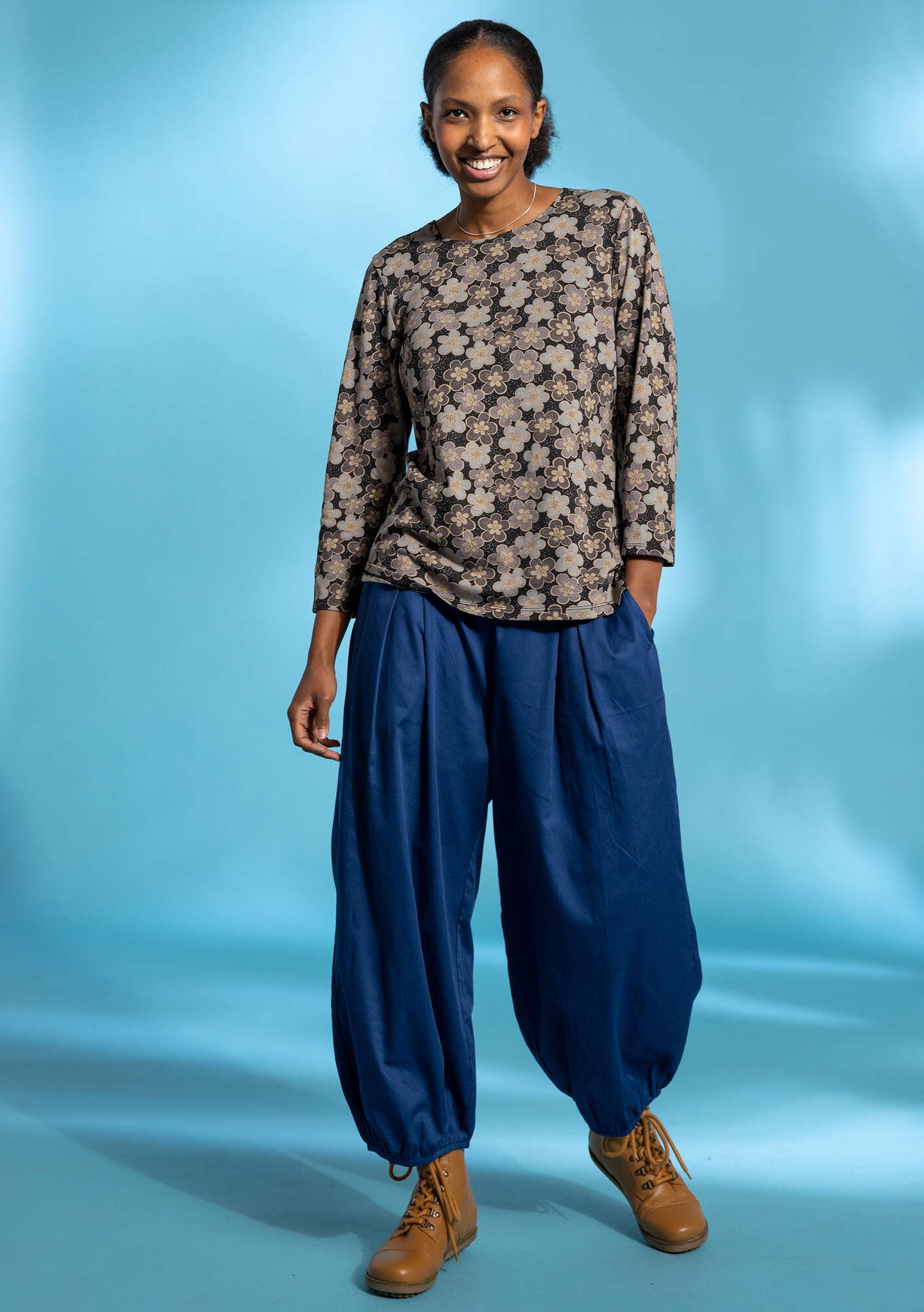 Guru-Shop Harembroek Aladdin-broek Katoen, Zwart, Size