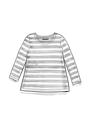 Top "Aina" en jersey de coton biologique/modal - noir