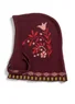 Strick-Balaklava „Tulipan“ aus Lammwollmischung/Bio-Baumwolle (aubergine Einheitsgröße)