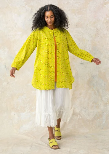 “Ella” woven shirt in organic cotton -