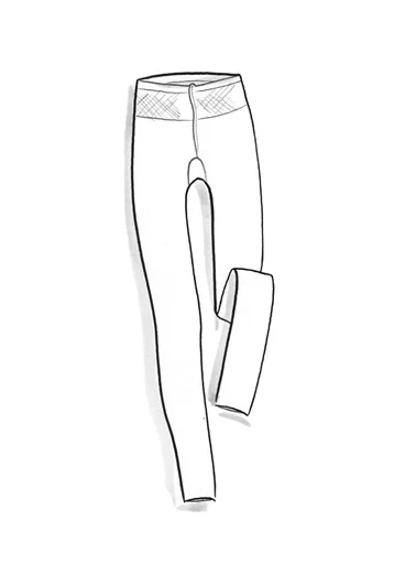 Solid-colour leggings in recycled polyamide - aqua green