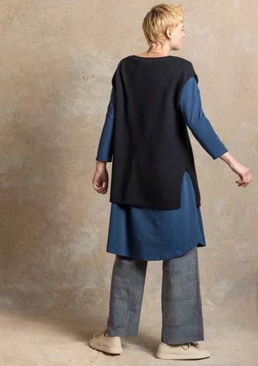 Jerseykleid „Theia“ aus Bio-Baumwolle/Elasthan - pazifikblau