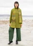 Tunique en jersey de coton biologique/modal/élasthanne (vert mousse XS)