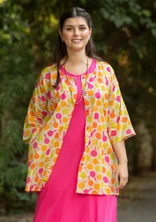 “Ping” blouse in organic cotton - flox