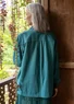 Webjacke „Agatha“ aus Bio-Baumwolle (dunkelpetrol M)