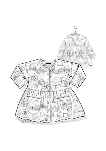 “Alaska” organic cotton/linen blouse - dark indigo