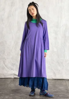 “Judit” organic cotton/modal jersey dress - amethyst