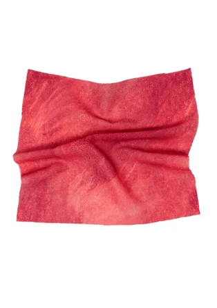 Jurk met V-hals - cranberry/texture