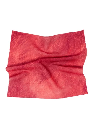 Jurk met V-hals - cranberry/texture