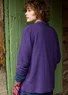 Einfarbige Jacke „Frigg“ aus Bio-Baumwolle (brombeere L)