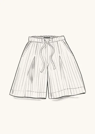 Vevd shorts i lin - lupin