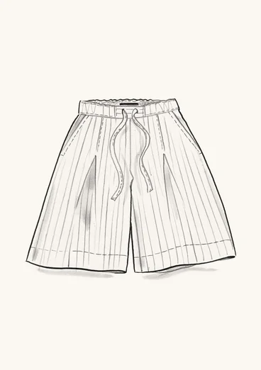 Vevd shorts i lin - lupin