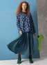 Blouse "Andes" en coton biologique (indigo foncé S)