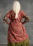 Robe "Vinita" en coton biologique tissé (bois de rose XL)