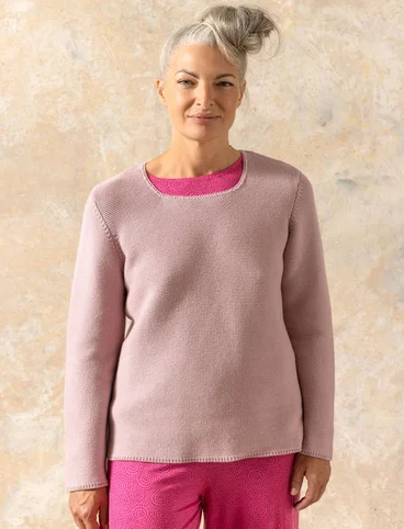 Sweater in recycled cotton - rosa0SP0sand