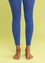 Solid-colored leggings in recycled nylon (lupin S/M)