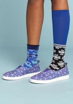 Tygsko "Jane" i bomull - himmelsblå