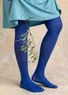 Einfarbige Strumpfhose aus Recycling-Polyamid (lupine XXL)