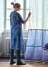 Kleid „Rupangi“ aus Öko-Baumwolle (indigoblau XL)