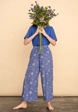 Broek "Nightingale" van geweven biologisch katoen - hemelsblauw