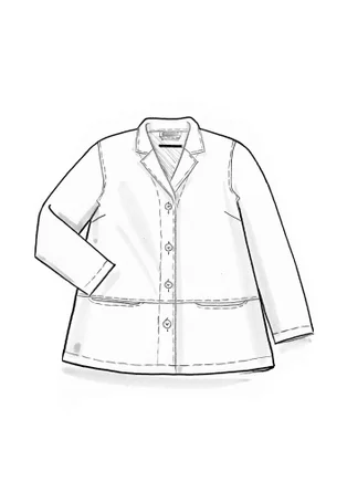 “Esme” woven organic cotton/linen jacket - acorn