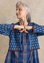 Gilet ”Vendela” en coton biologique/recyclé - bleu Pacifique