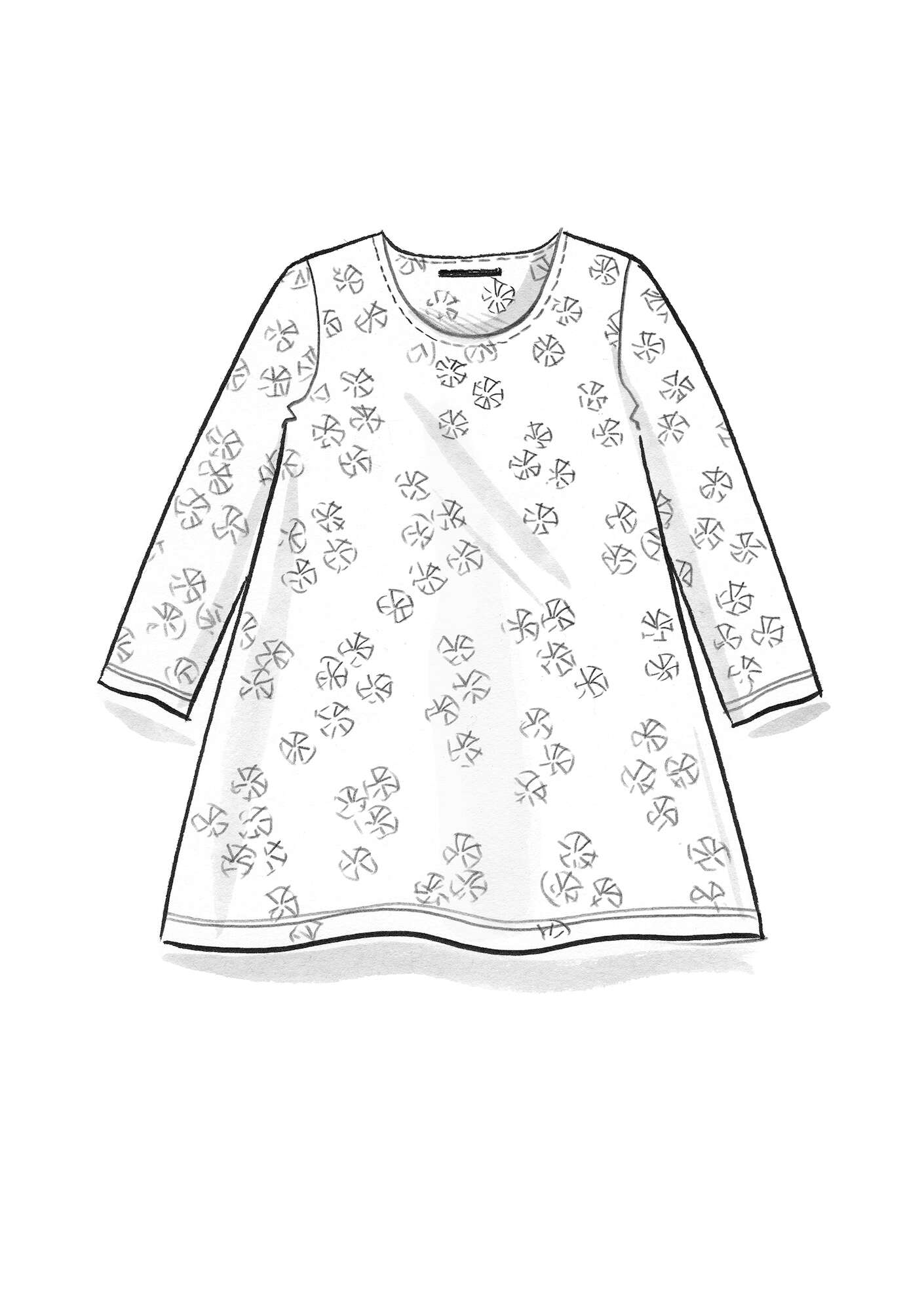 Shirt „Corallo“ aus Öko-Baumwolle schwarz