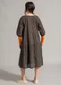 Webkleid „Duha“ aus Bio-Baumwolle (dunkelaschgrau L)