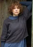 Strickpullover „Hildur“ aus Wolle (dunkelaschgrau-melange L)