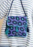“Billie” organic cotton shoulder bag (sky blue One Size)