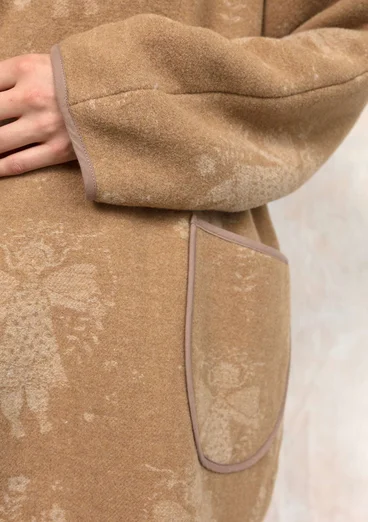 “Sunny Honey” wool coat - 