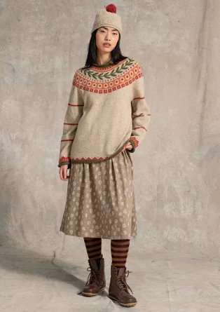 Strickpullover „Arktis“ aus ungebleichter Wolle - ungefärbt
