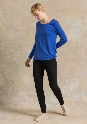 “Bianca” lyocell/elastane jersey top - lupin