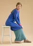 Organic cotton jersey dress (lupin S)