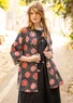 Blouse "Kristina" en coton biologique (noir S)