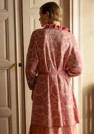 Strickjacke „Nectar“ aus Bio-Baumwolle - dunkelrosa