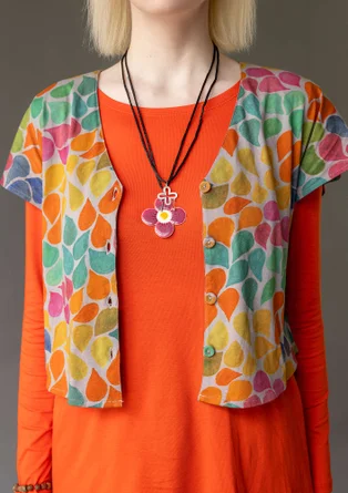 “Petite” jersey top in organic cotton - dove grey