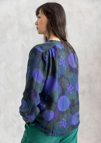 Blouse "Fizz" van linnen/modal - inkt