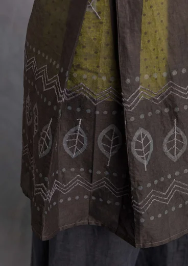 Kimono «Create» i bomull - svart