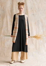 Tricot jurk "Ada" van lyocell/elastaan - svart