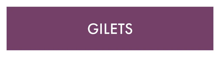 Un petit carré avec le texte « Gilets » en blanc. 