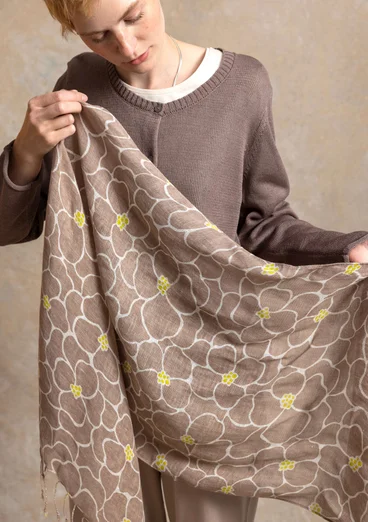 Skjerf «Theia» i lin - kashish