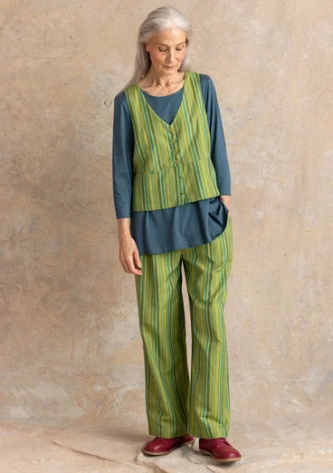 Jerseyshirt „Ophelia“ aus Bio-Baumwolle/Modal - indigogrün