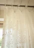 “Nemorosa” floral organic cotton curtain (white One Size)