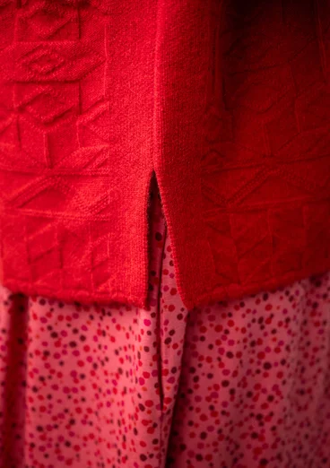 “Nova” lambswool cardigan - tomat0SL0melange