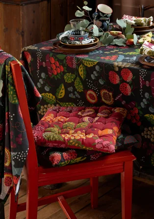 “Fruits” organic cotton seat cushion - tomato