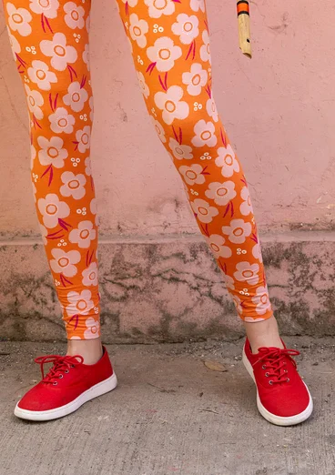 “Grace” organic cotton fabric shoes - lava red