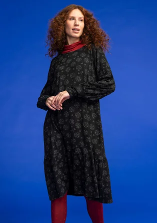 Robe en jersey « Ingrid » en lyocell/élasthanne - noir