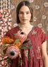 Kleid „Makutsi“ aus Öko-Baumwollgewebe (kupfer L)